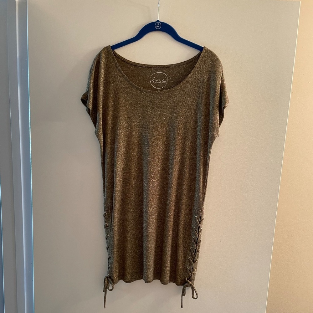 INC Gold Tunic